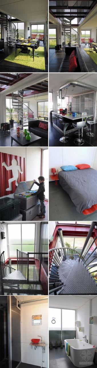 图片[4]-豪华的集装箱别墅 空间完美的呈现 - StarFox Studio-StarFox Studio